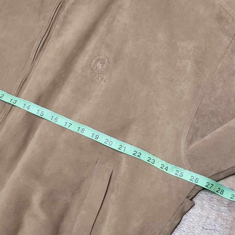 Vtg! CAESARS PALACE Bomber Jacket Mens Size XL Brown - Picture 7 of 9
